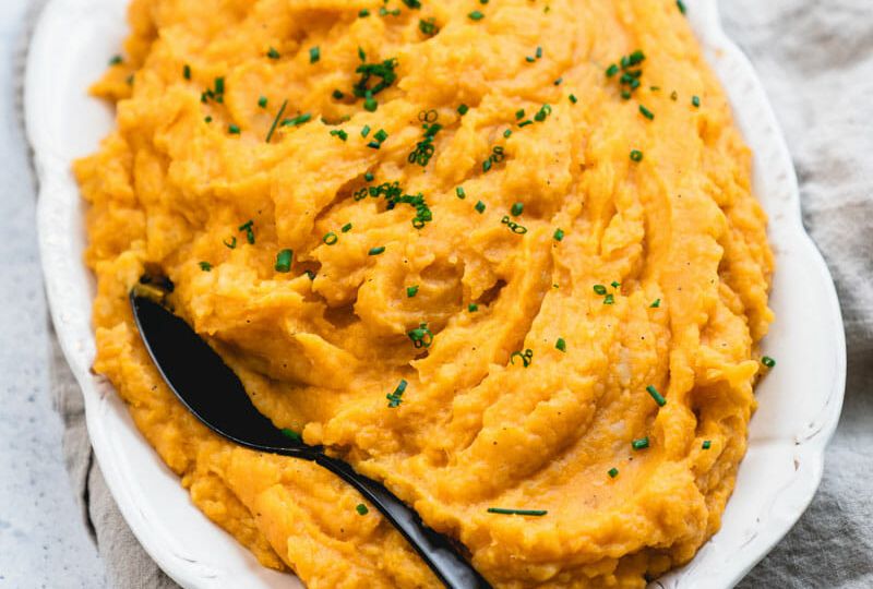 Instant Pot Mashed Sweet Potatoes from A Couple Cooks