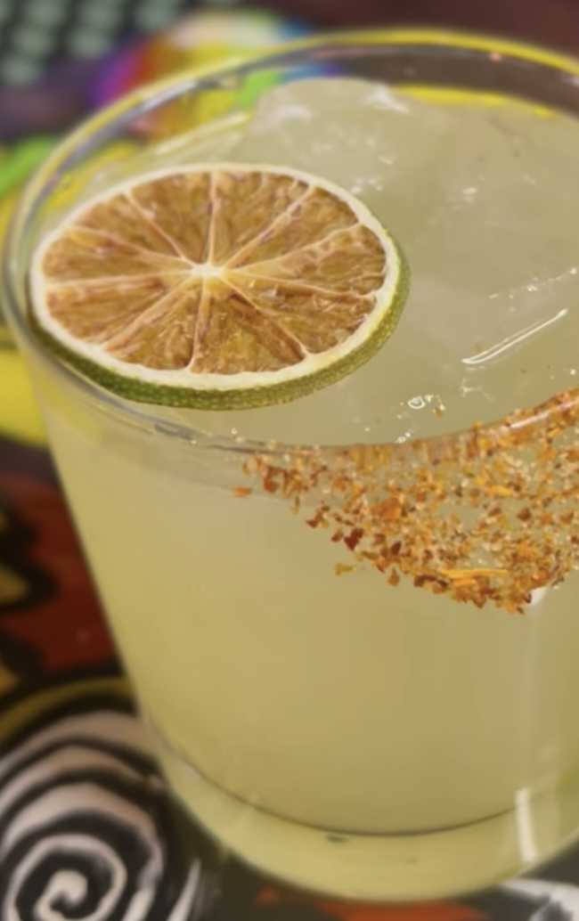 A spicy margarita with tequila from Condado Tacos