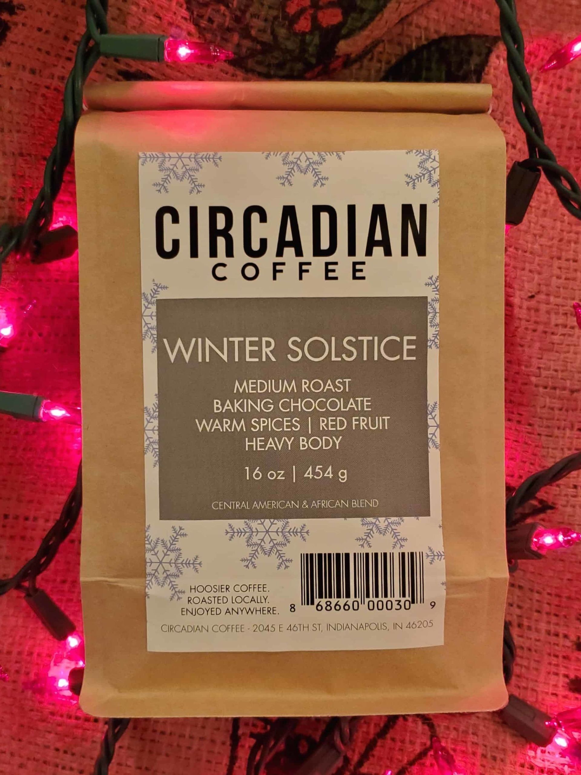 Circadian coffee - winter solstice