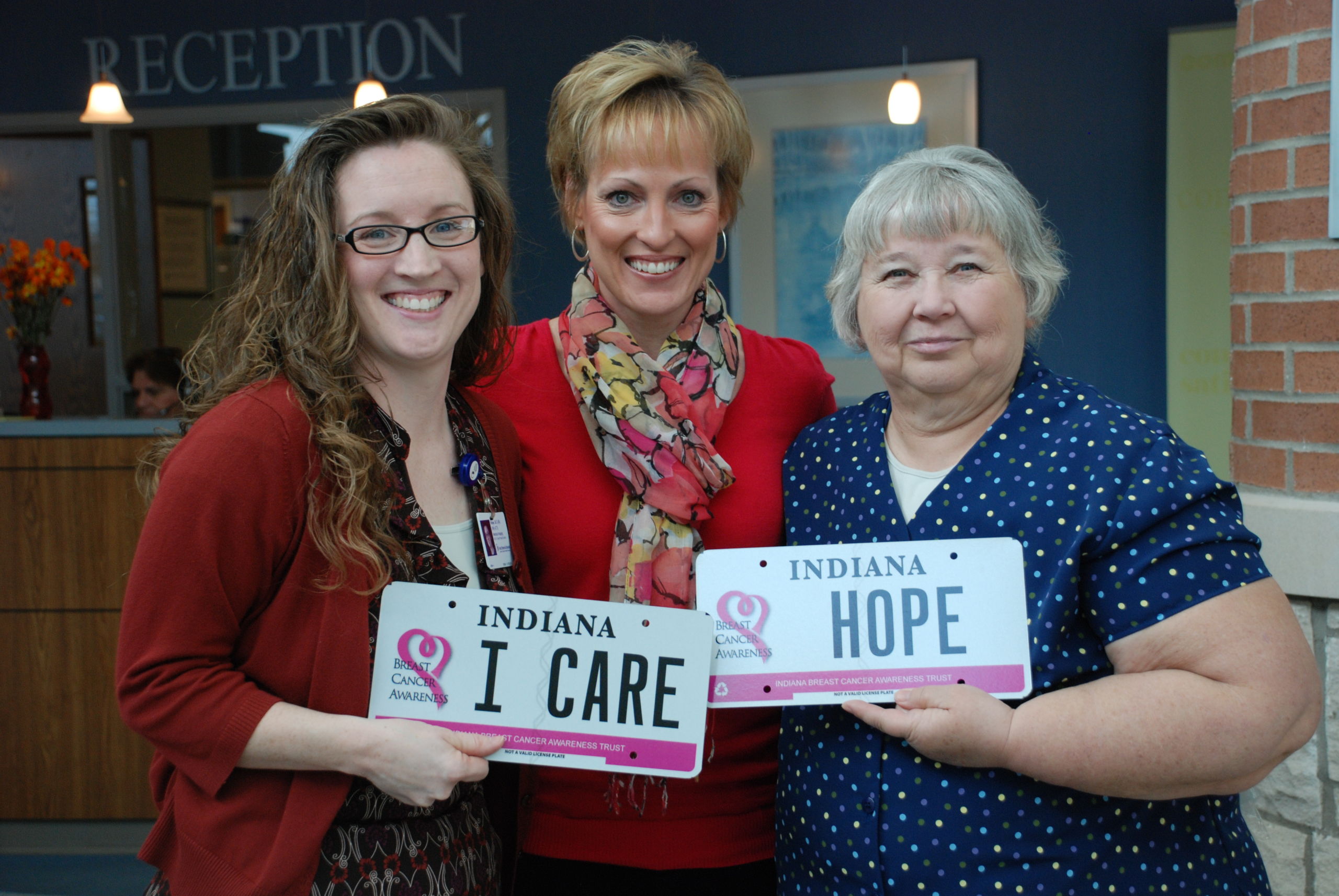 IBCAT Breast Cancer Awareness License Plate