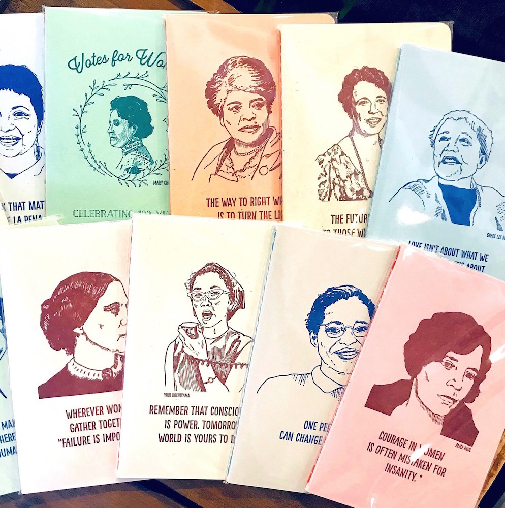 inspiring women's notebooks