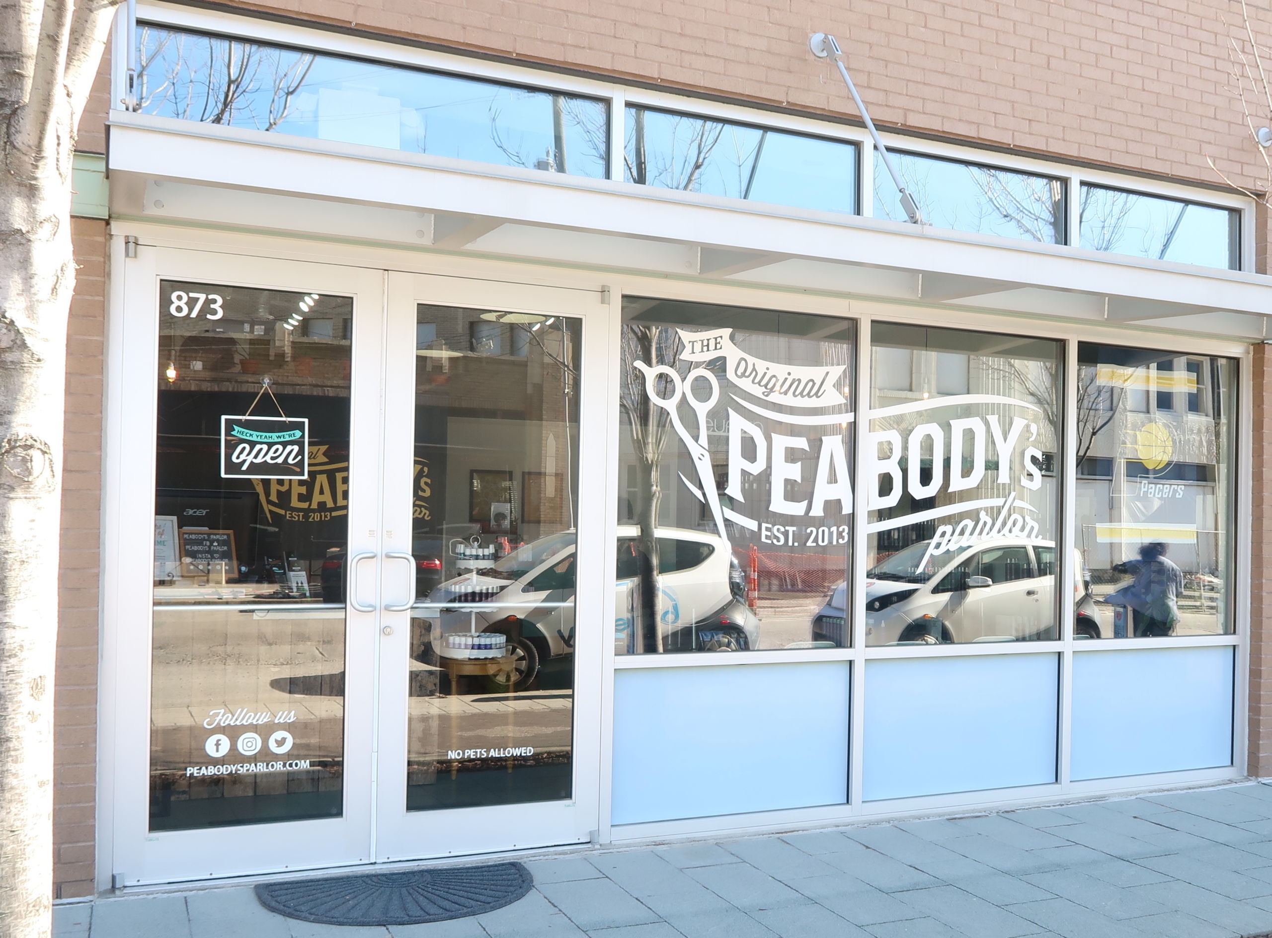 Peabody's Parlor storefront