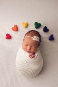 Jessica Kreigh's rainbow baby after infant loss, daughter Paige.