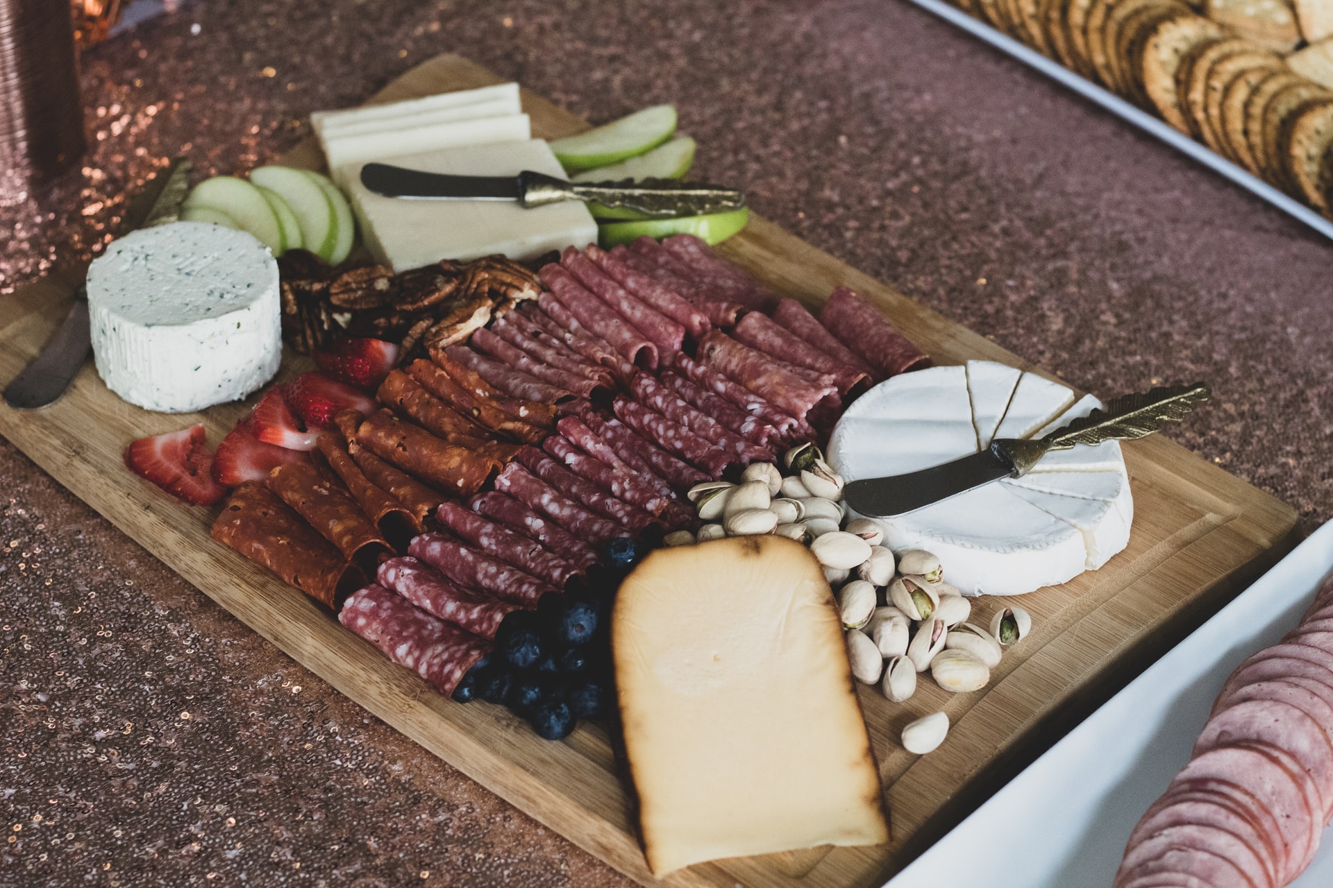 A charcuterie board example
