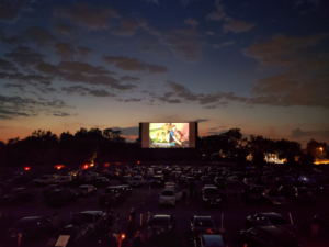Tibbs Drive-In Theater Movie Screen