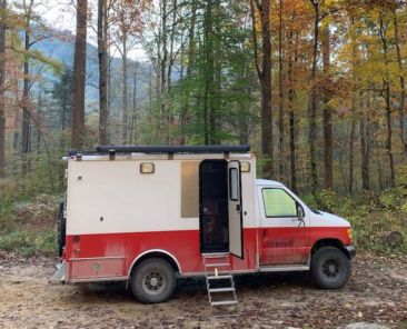 Vanessa Darius's Van Renovated From an Ambulance