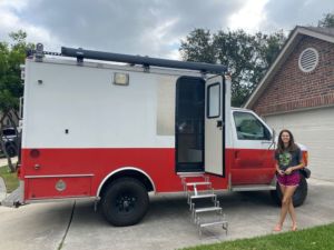 Vanessa Darius and Her Renovated Ambulance