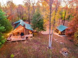 Log Cabin and Guest House Airbnb