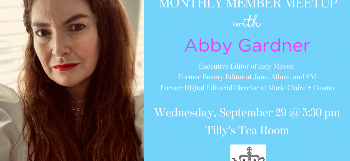 Abby Gardner at Tilly's Tea Room