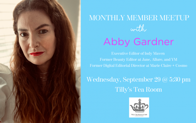 Abby Gardner at Tilly's Tea Room