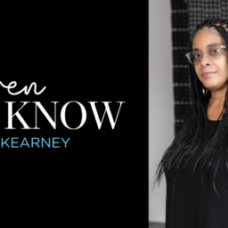 Maven to Know Nicole Kearney graphic on the left with an image of Nicole Kearney on the right
