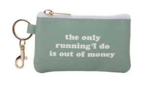 A mini zip wallet from Clothes With A Cause boutique