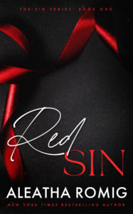 A photo of Aleatha Romig's book, Red Sin