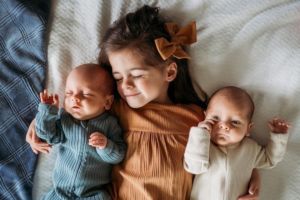 Brittney Mason's three children