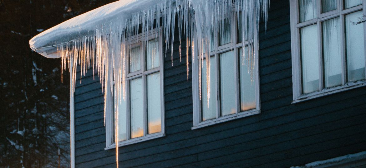 Icicles on house Indy Maven Unsplash