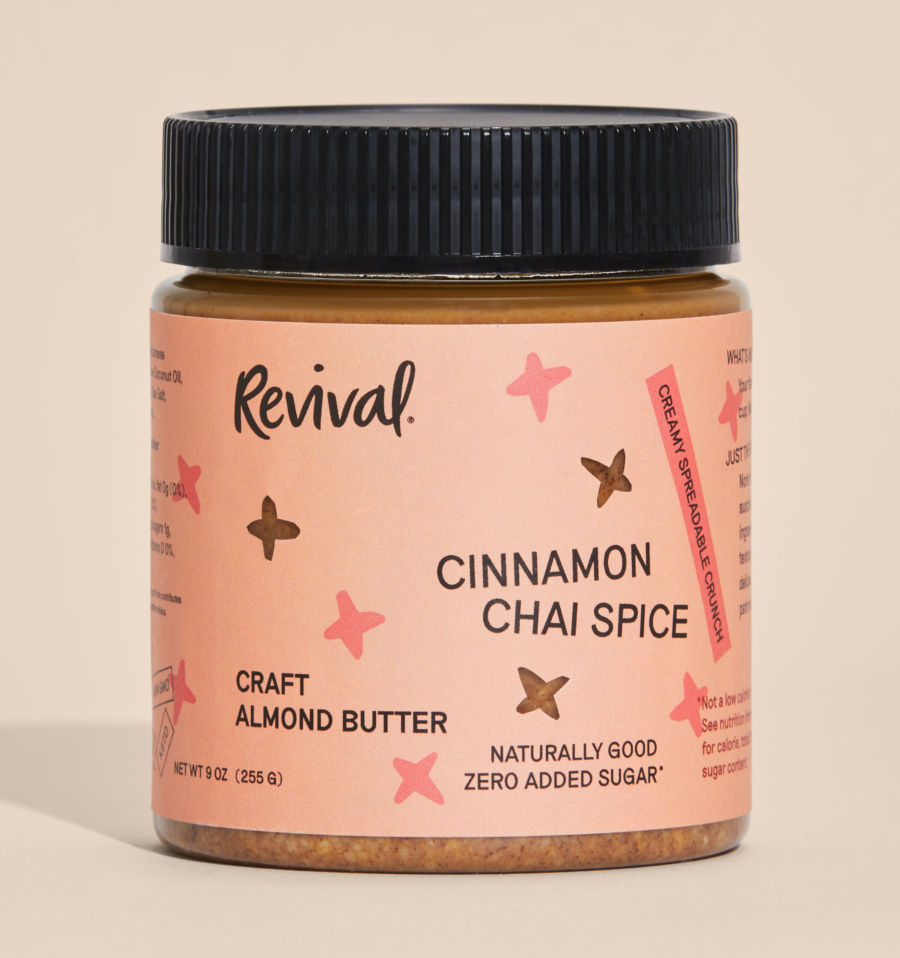 A photo of Revival cinnamon chai spice almond butter