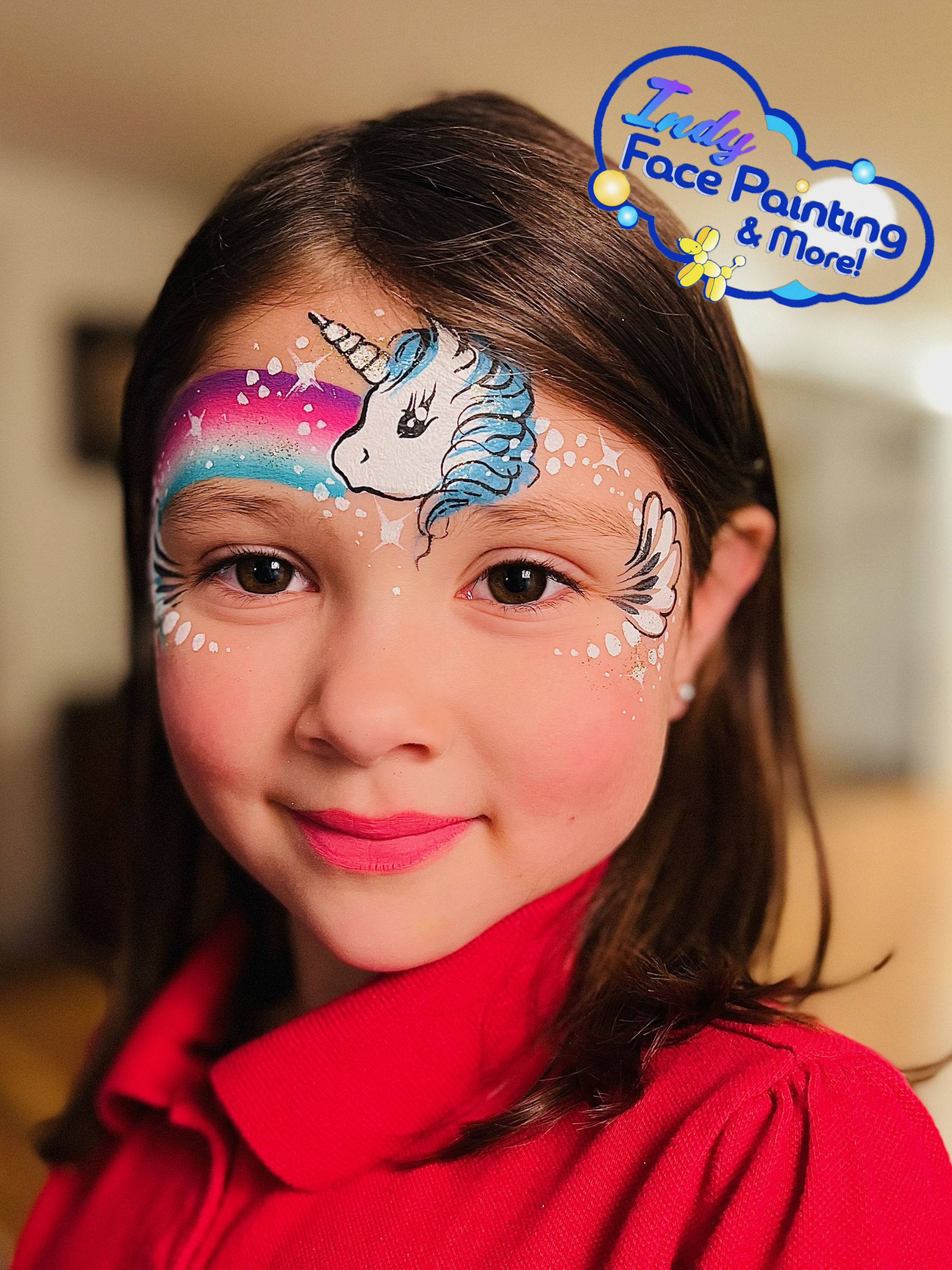 Indy Face Painting unicorn