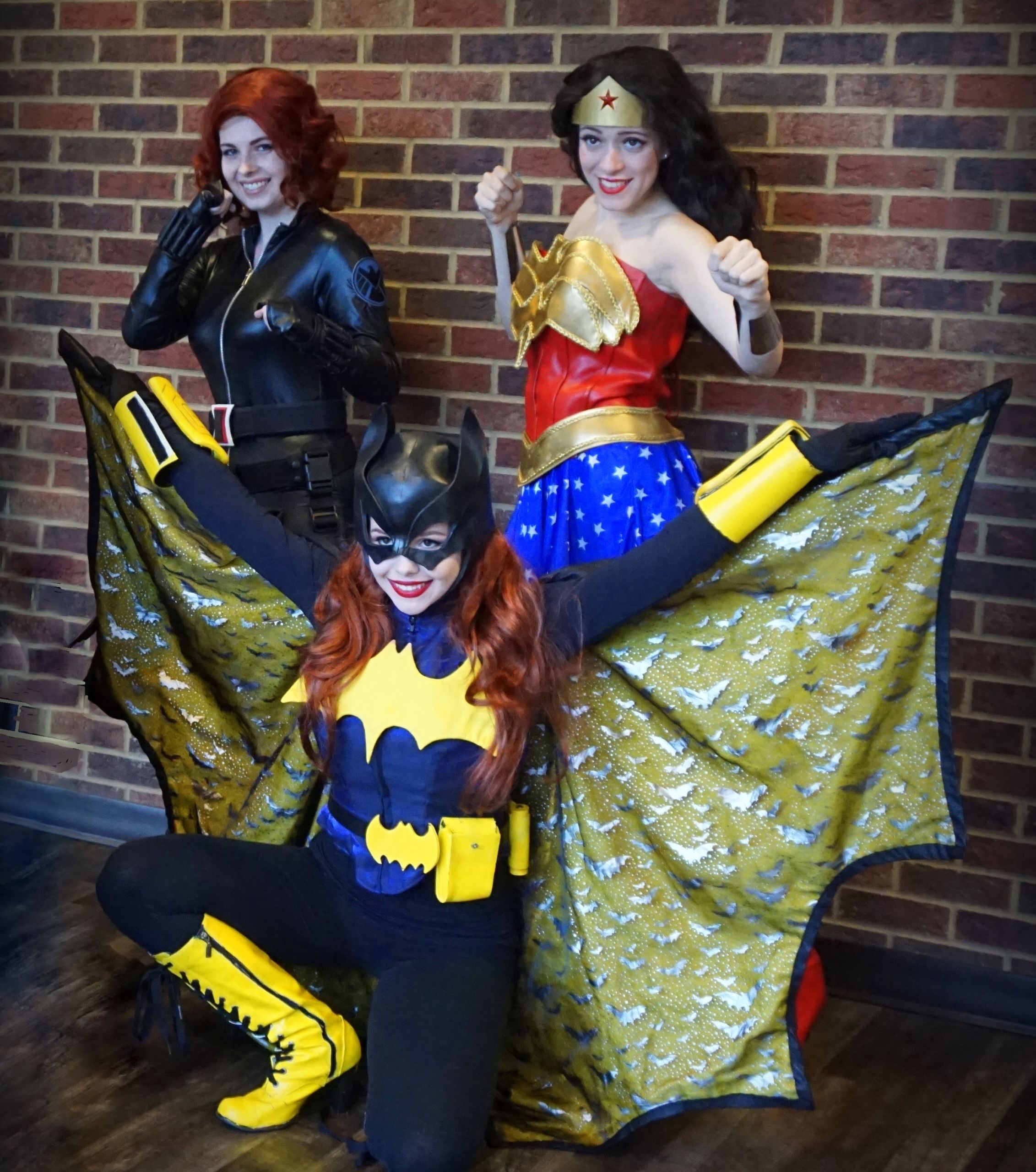 A photo of superheroes from Happily Ever After Productions