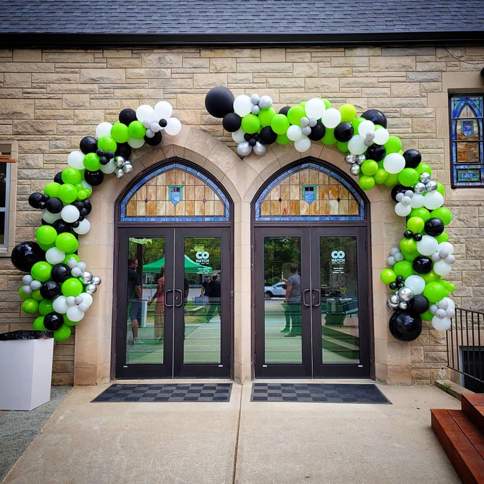 A balloon arch from Once Upon A Party