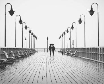 Dating through the decades photo of two people walking