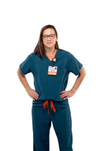 A photo of Dr. Molly Strong standing with hands on hips