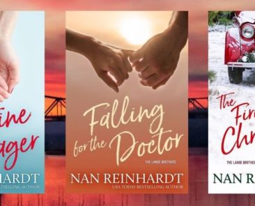 A photo of three book covers