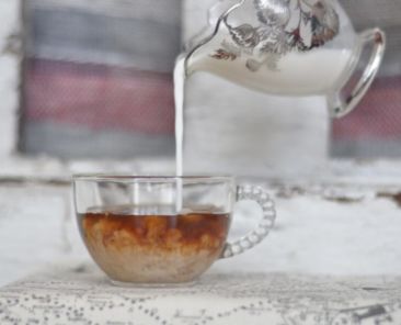 A cup of chai tea