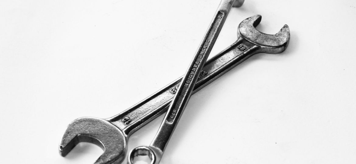 A photo of two home maintenance wrenches