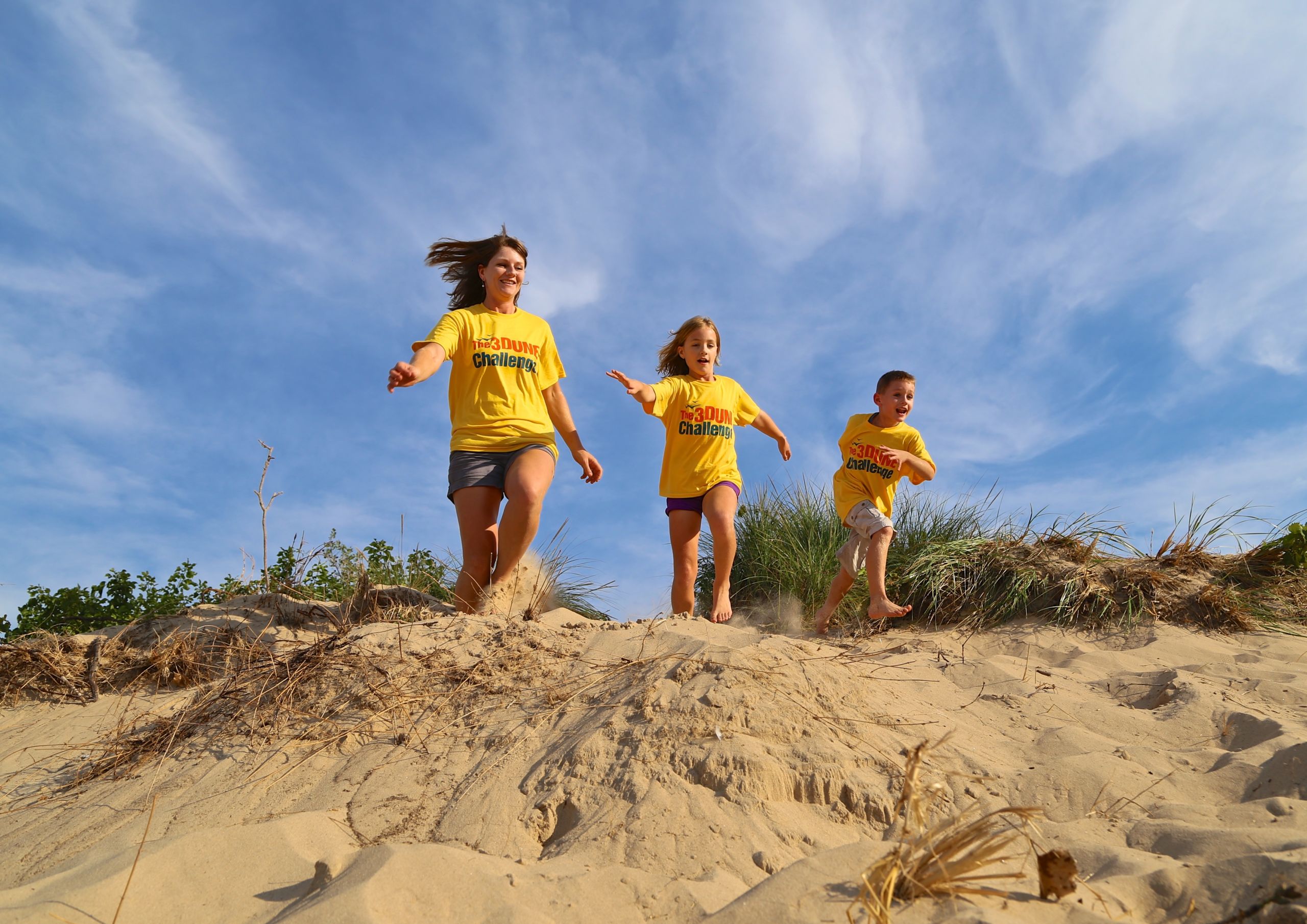 A family on Indiana Dunes