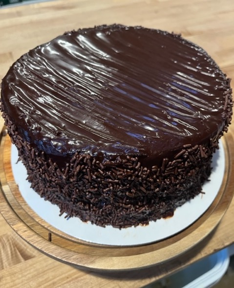 A chocolate cake from Circle City Sweets