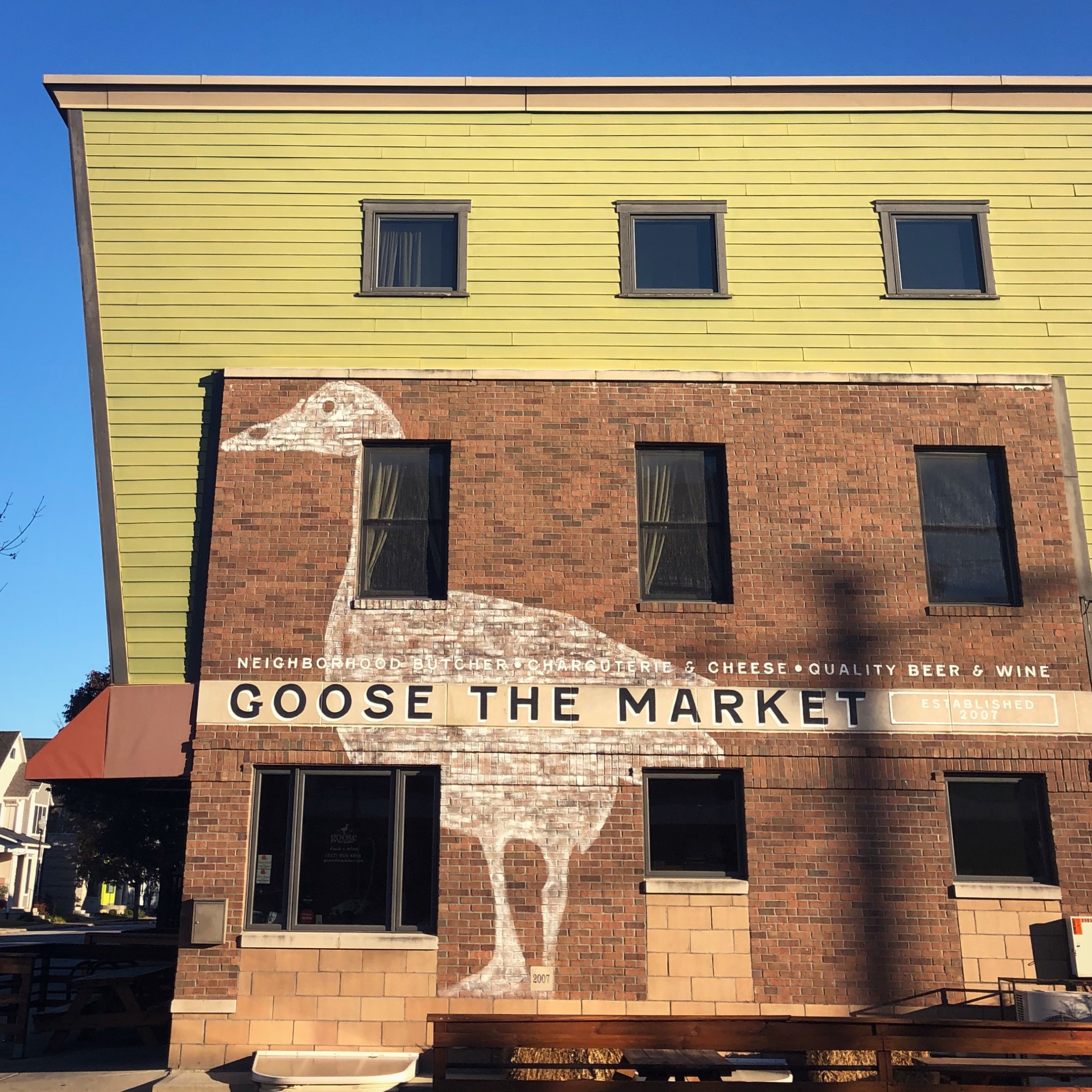 A photo of the exterior of Goose The Market
