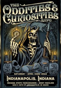 The oddities and curiosities expo flyer