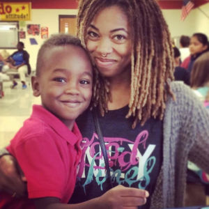 Stacia Murphy and her son