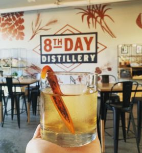 A spicy cocktail from 8th Day Distillery