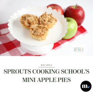A photo of mini apple pies from Sprouts Cooking School