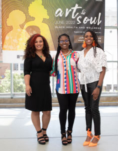 Three of the Art & Soul featured artists