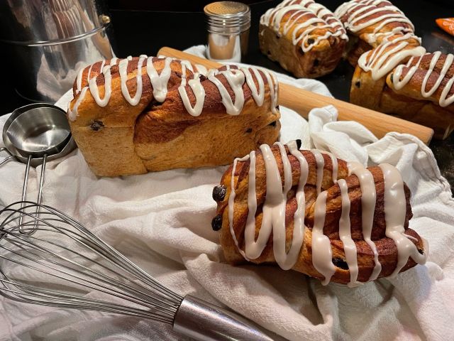 Cinnamon Swirl Bread from a farmers market