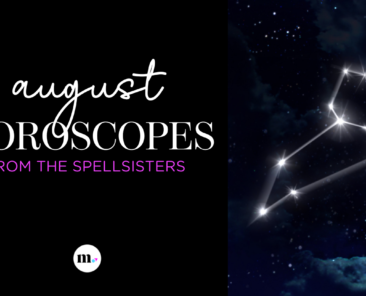 August horoscopes graphic