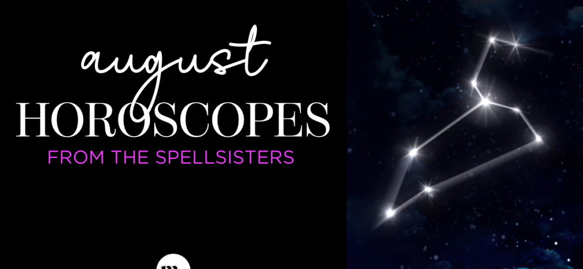 August horoscopes graphic