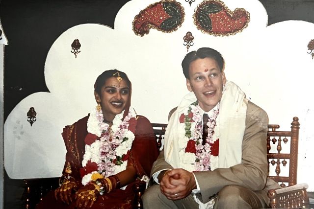 Featured Image Shilpa P. Denny at Her Wedding in 1995