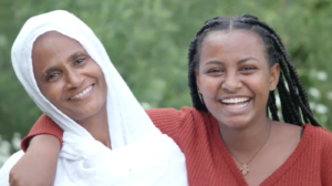 a photo of Haimanot from Eritrea and her oldest daughter