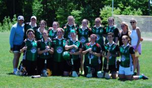 a photo of the Indianapolis Camogie Team at Indy GAA