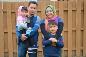 a photo of a Refugee Family from the Exodus Refugee Immigration program