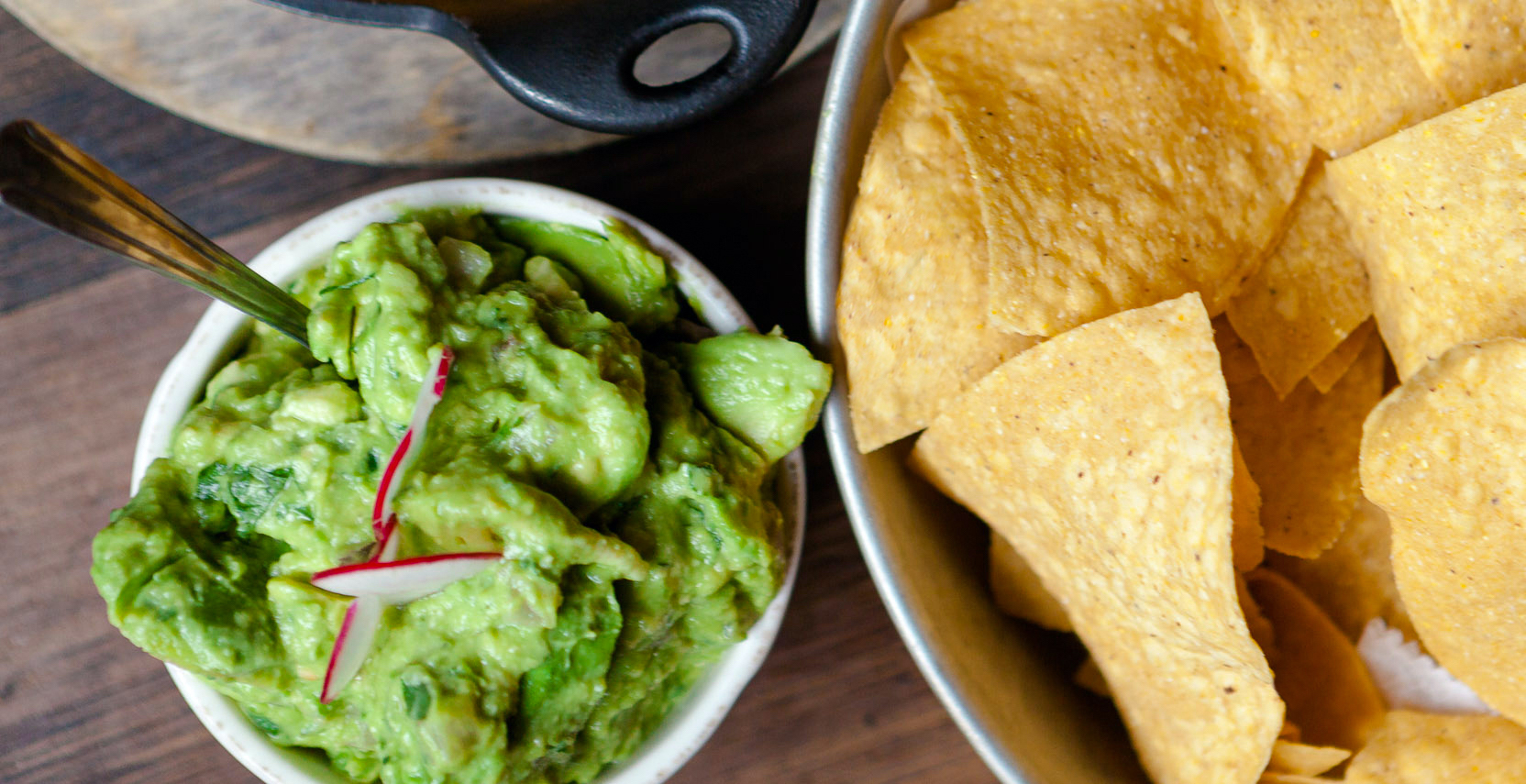Guacamole and chips from Bakersfield