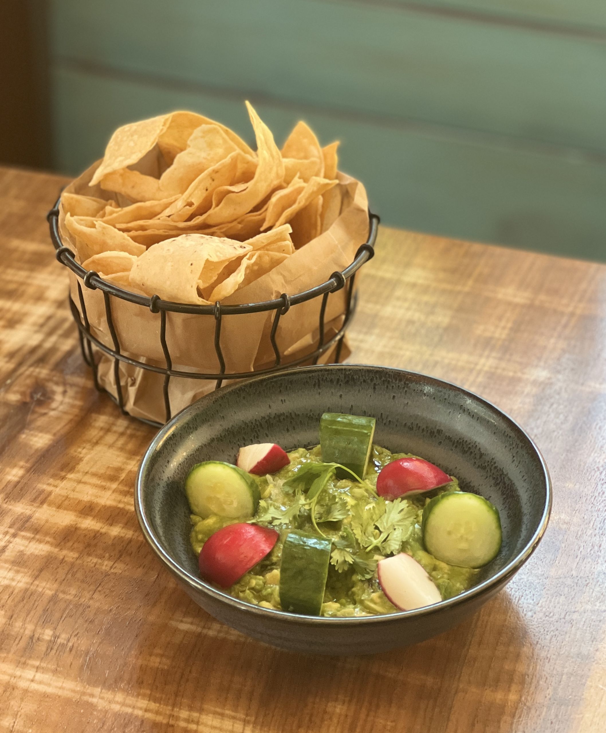 Guacamole and chips from Nada