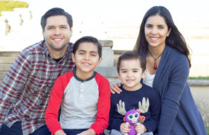 Marcela Montero and her family