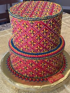 A cake made by Naleni Amarnath
