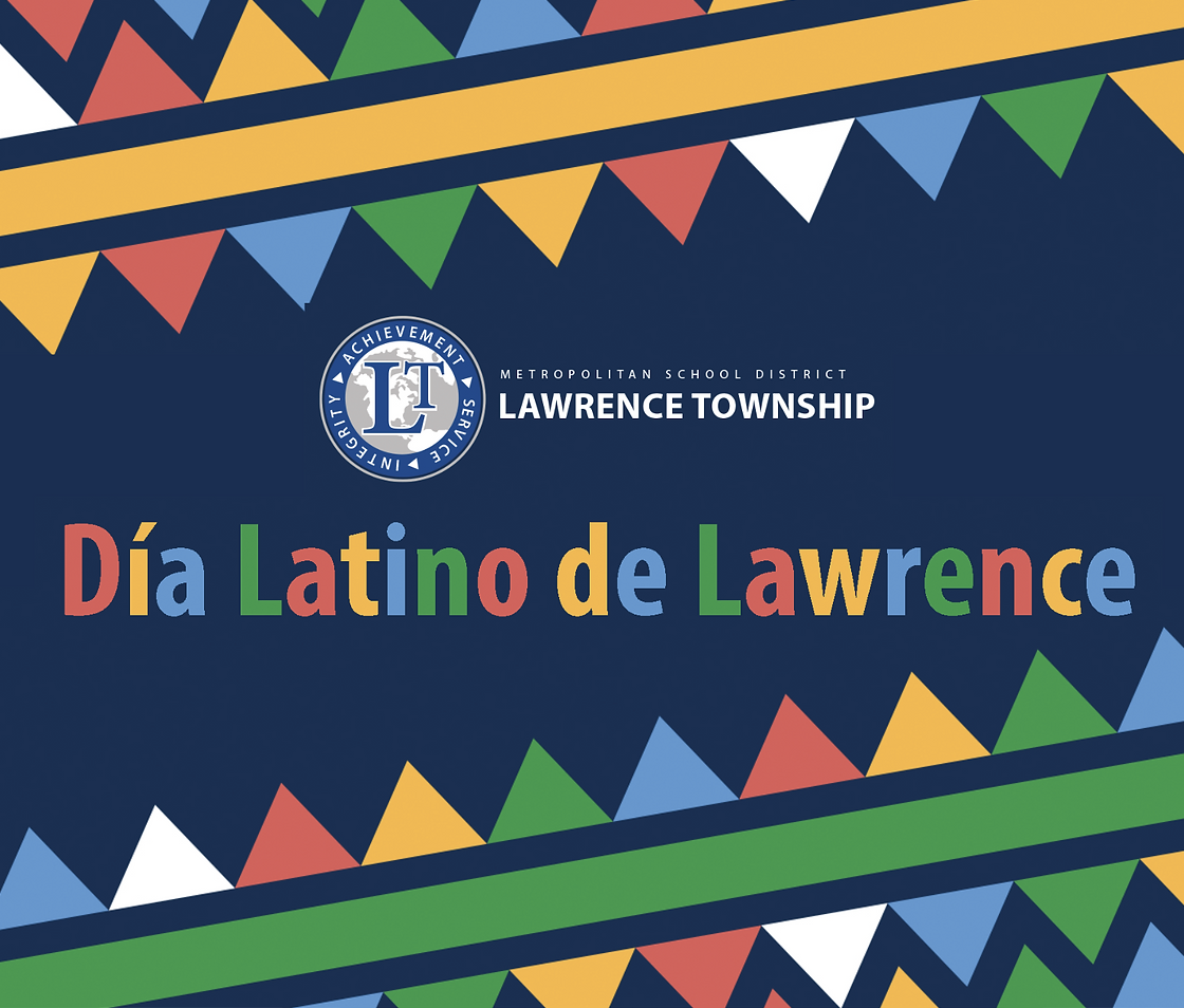 A flyer for Dia Latino de Lawrence