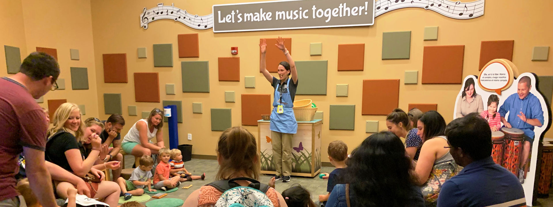 Making Music Together class at the Children's Museum of Indianapolis