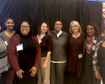 Women from Pass the Torch for Women Foundation